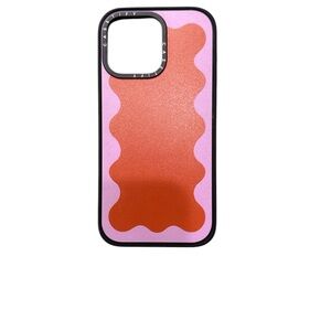 Casetify Pink and Orange Phone Case for iPhone 15 Pro Max